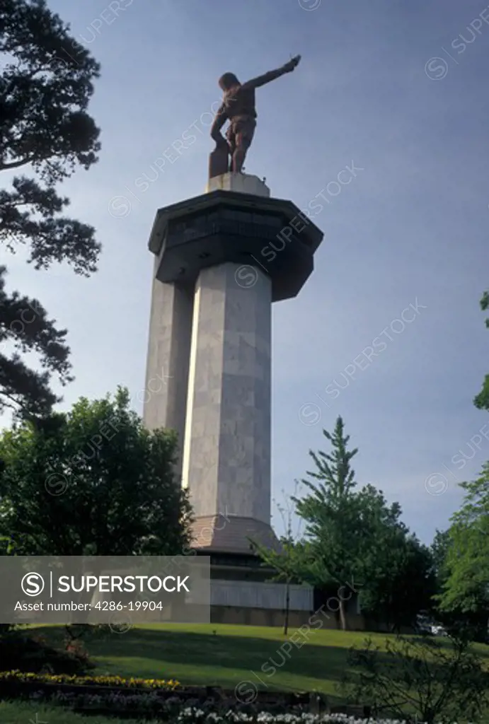 Birmingham, AL, Alabama, Vulcan Statue at the summit of Red Mountain in Vulcan Park in Birmingham.