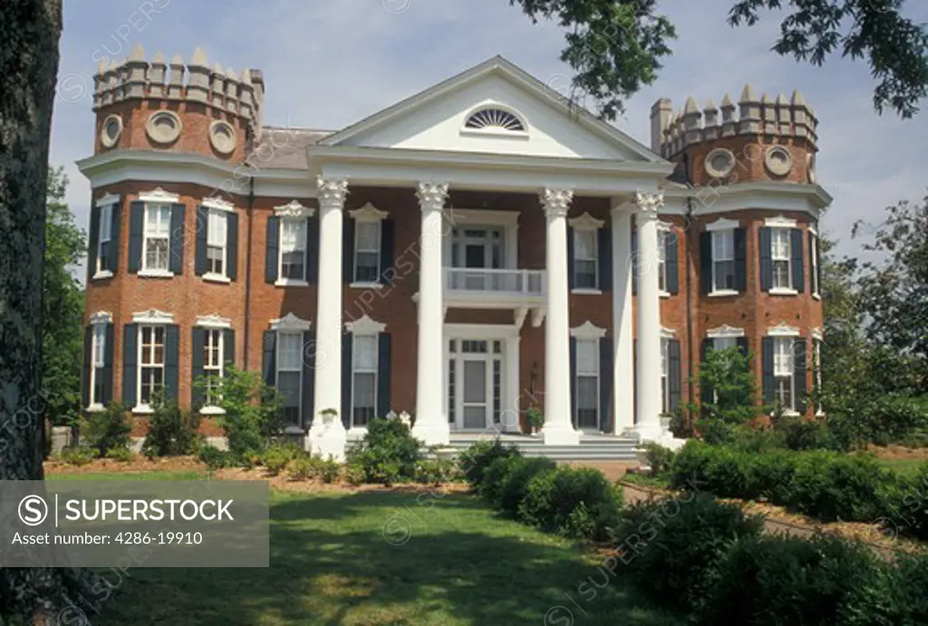 mansion, Holly Springs, MS, Mississippi, Walter Place built in 1859 in Holly Springs. 