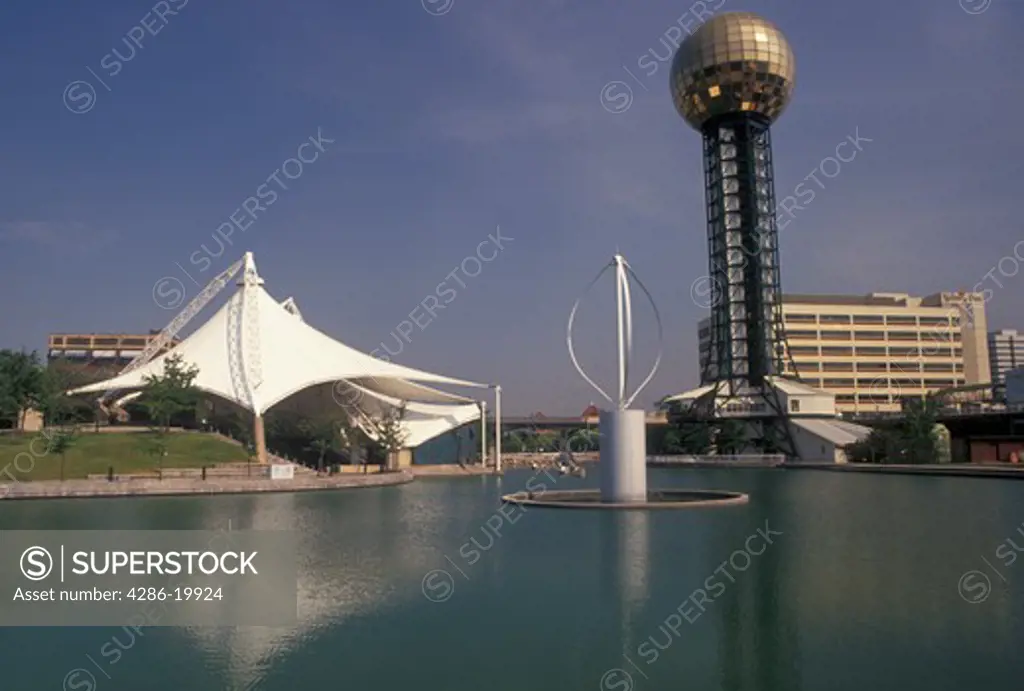 World's Fair, sunsphere, Knoxville, TN, Tennessee, Sunsphere at the 1982 World's Fair Grounds in Knoxville.