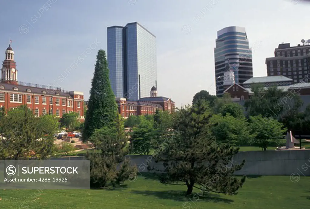 skyline, Knoxville, TN, Tennessee, Skyline of downtown Knoxville.