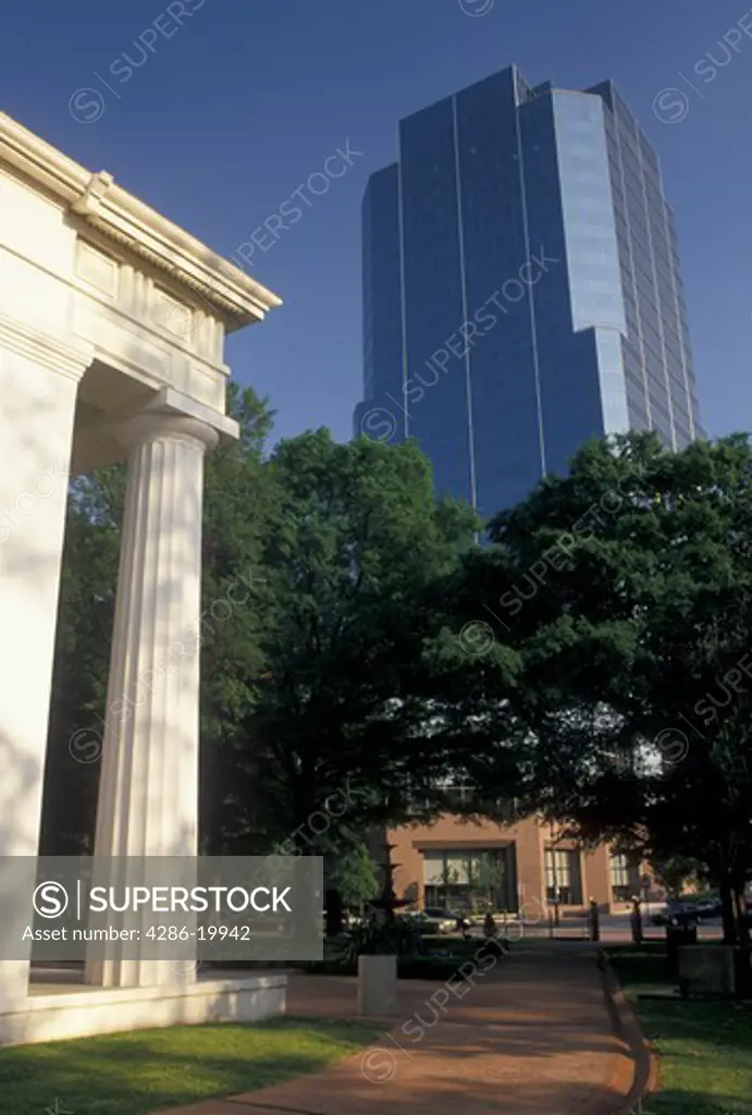 Little Rock, AR, Arkansas, Old State House Museum and the Stevens Building in the capital city of Little Rock.
