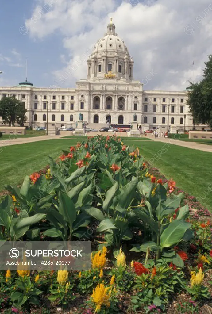 St. Paul, MN, State Capitol, State House, Minnesota, Twin Cities, Minnesota State Capitol building in the capital city of Saint Paul.