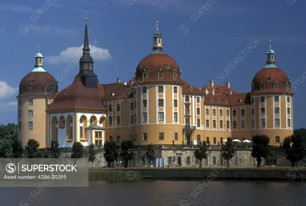 castle, Moritzburg, Dresden, Germany, Saxony, Sachen, Europe, Jagdschloss Moritzburg built in 1730