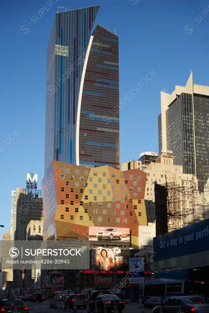 The Westin New York at Times Square, finished 2002., Arquitectonica, New York, NY, USA, Brent C. Brolin