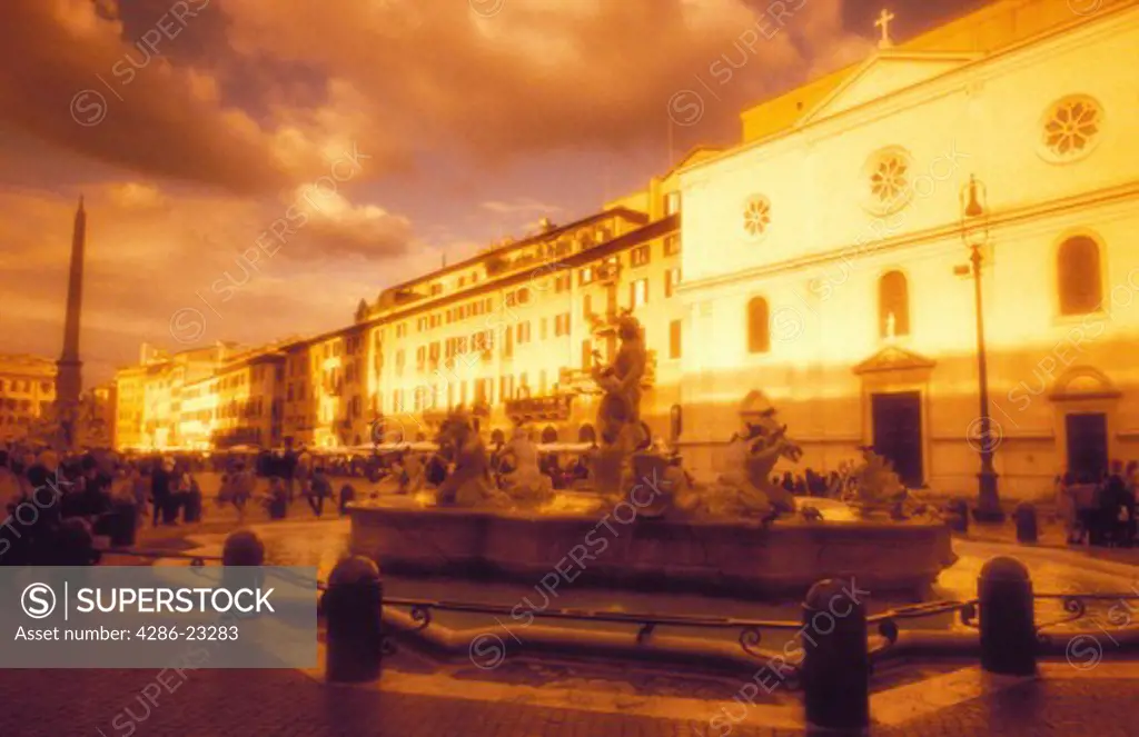 Italy Rome Piazza Navona