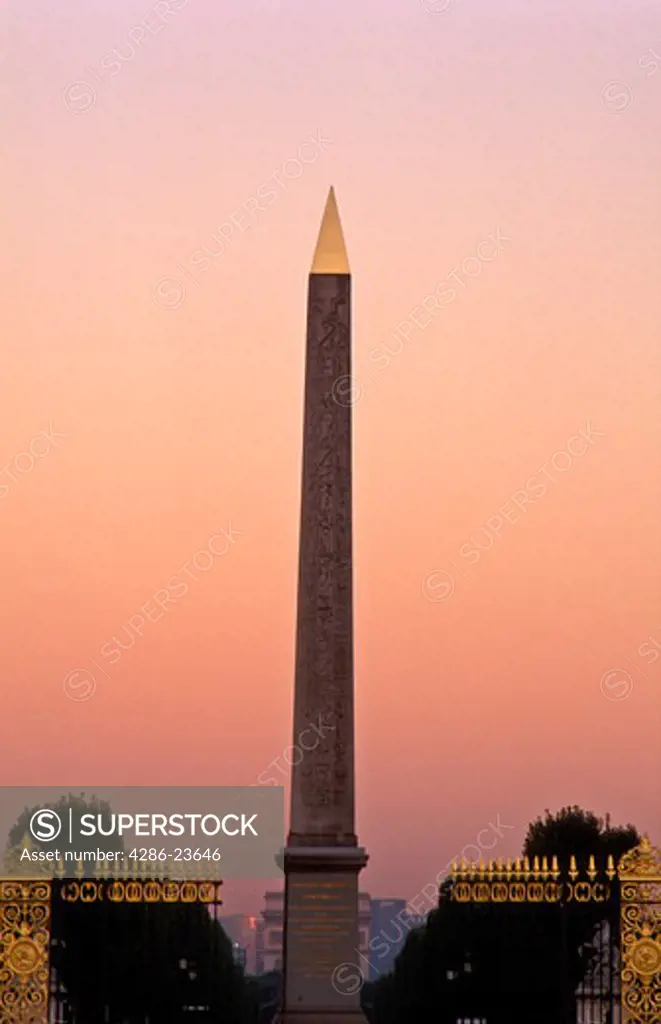 France Paris Place de la Concorde The Obelisk