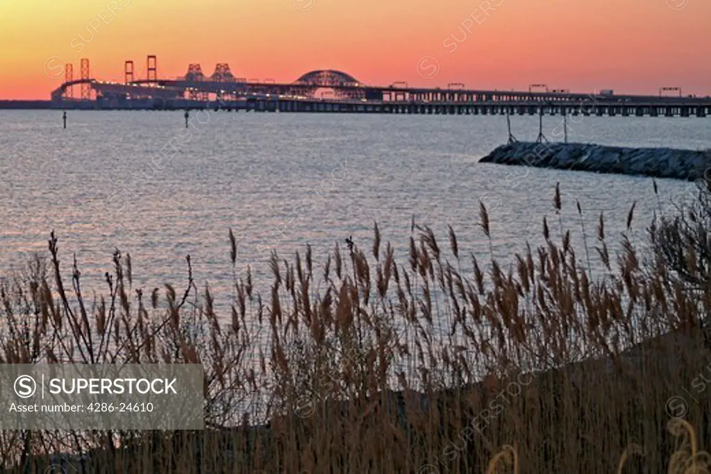 Chesapeake Bay Bridge near Annapolis, Maryland