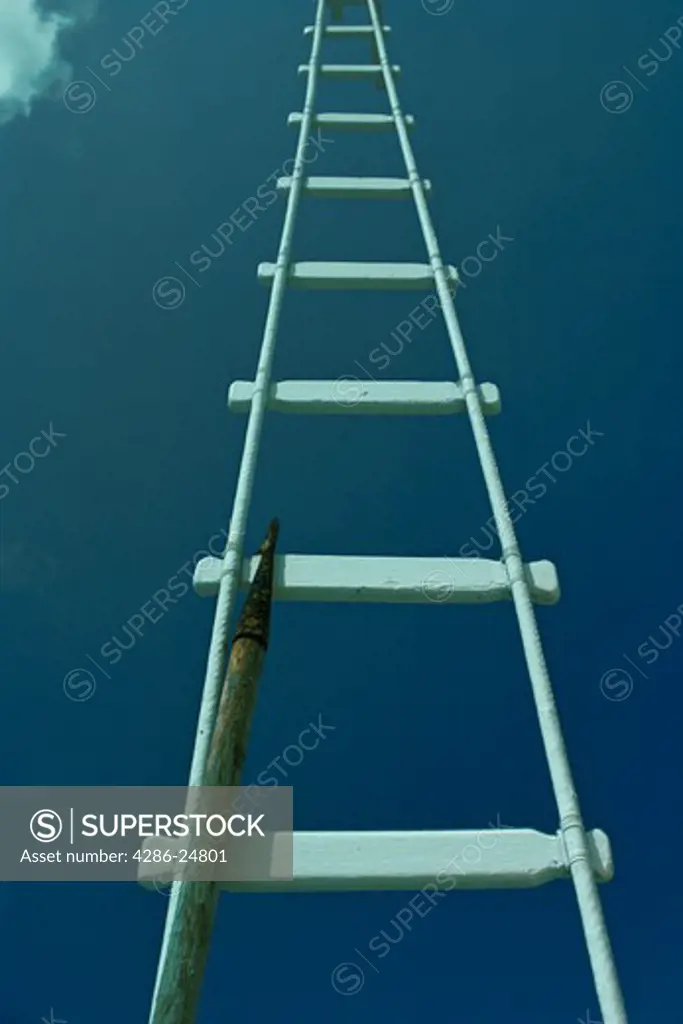 Ladder on Sailboat