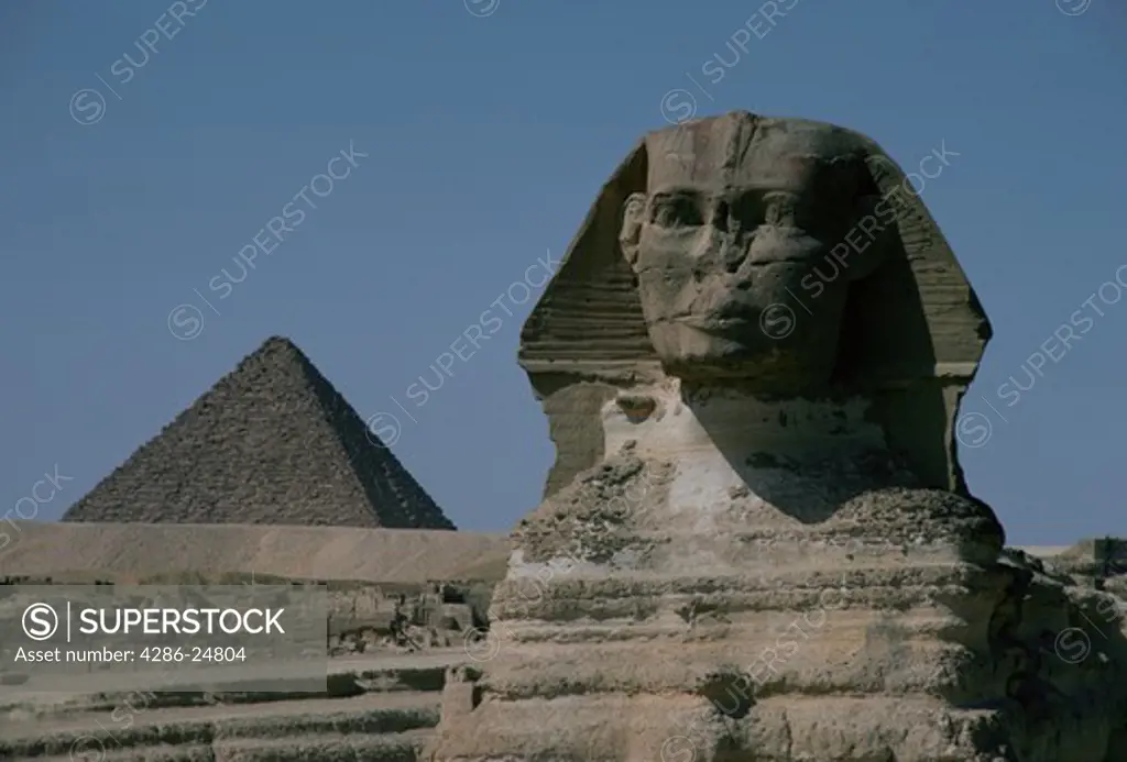 Great Sphinx and the Great Pyramid