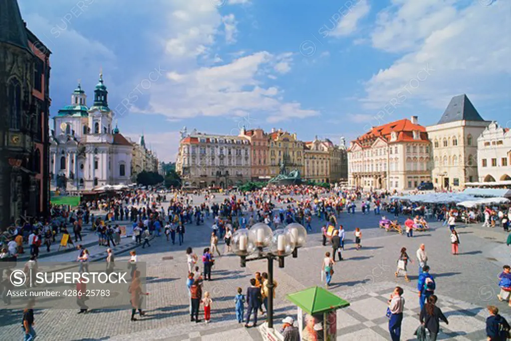 Old Town Square in Prague Czech Republic