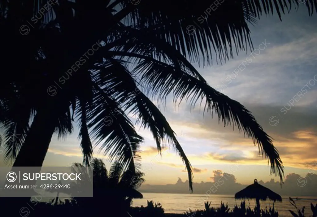 Bali beach sunrise, Indonesia