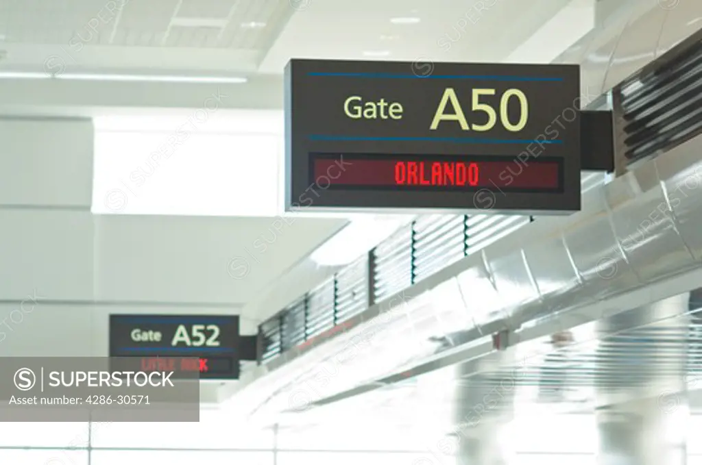 Denver International Airport Interior Signage