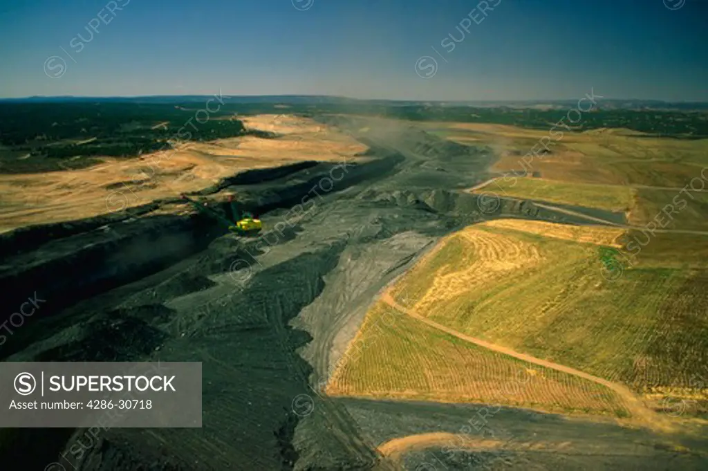 Surface coal mine, northern Arizona.