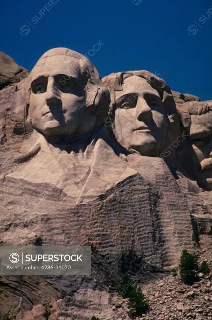 Mt. Rushmore, SD, Washington and Jefferson