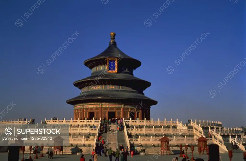 Hall of Prayer for Good Harvest, Temple of Heaven, Beijing, China.