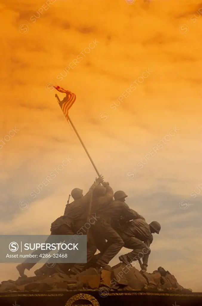 Marine Corps Memorial (Iwo Jima Statue), Washington, DC.