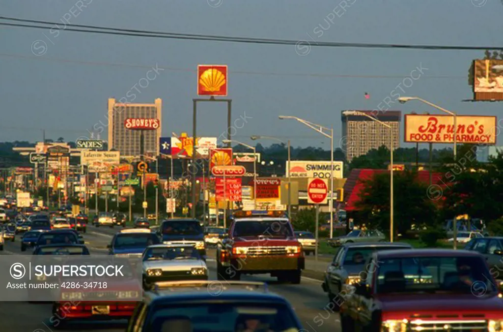 Traffic and highway signs in Mobile, Alabama