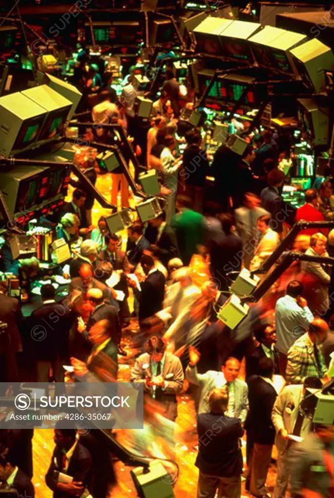 Trading floor at the New York Stock Exchange. - EA  1034
