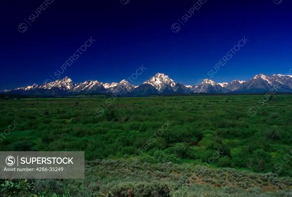 Grand Teton Mountains, Wyoming.