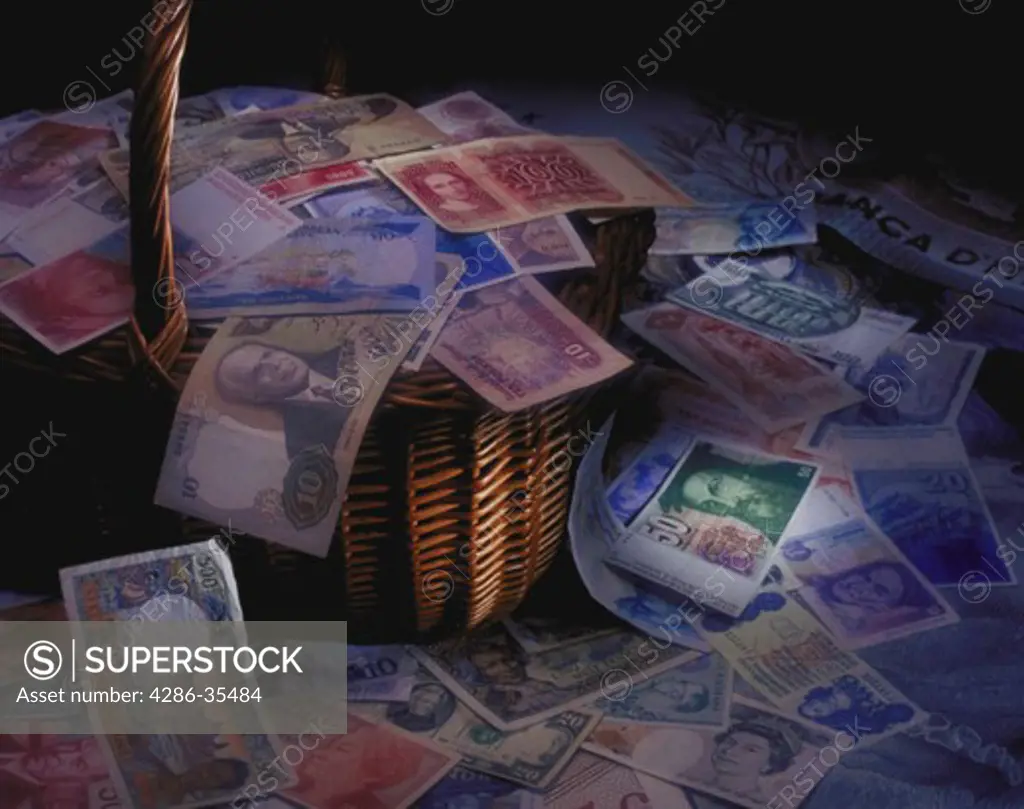 Basket of international currency