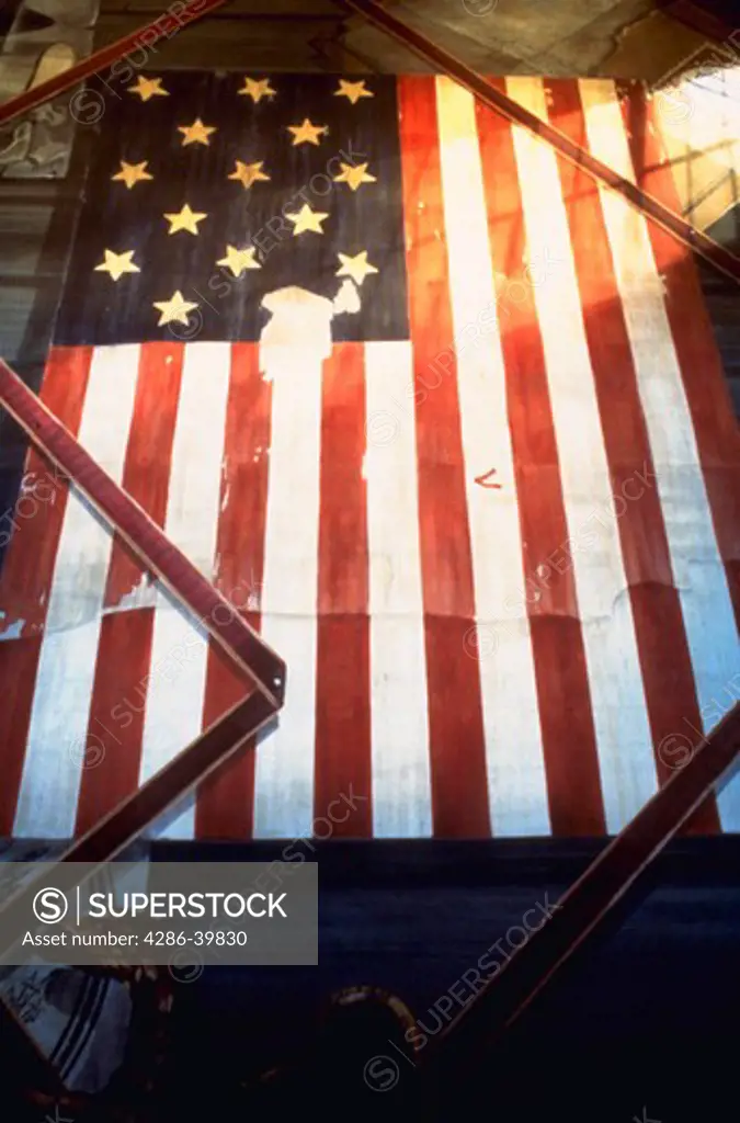Star Spangled Banner mural Museum of American History, Washington, DC