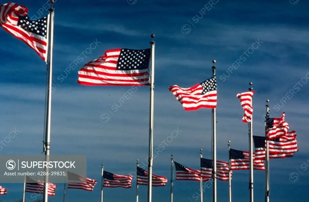 American Flags, Washington Monument