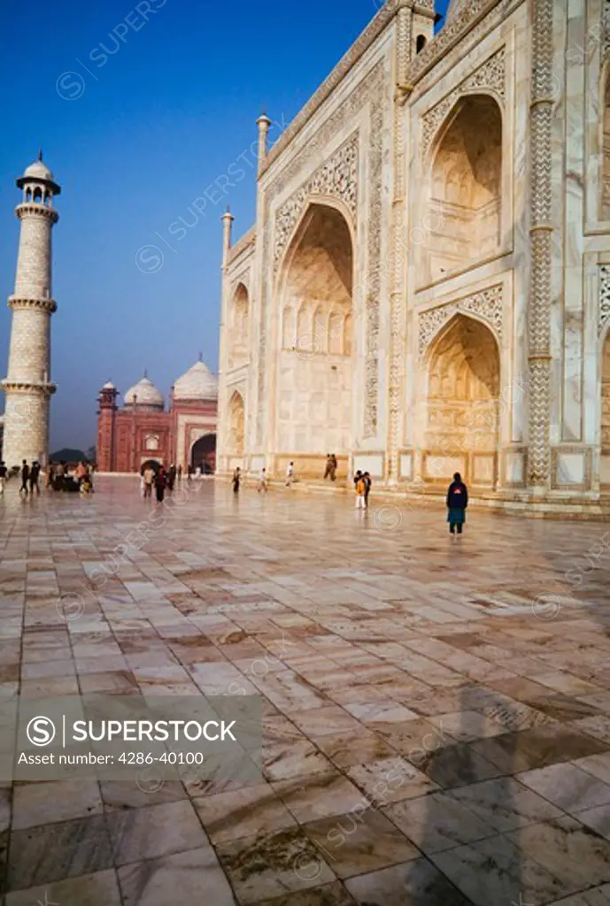 Agra Utar Pradesh India Asia Taj Mahal  -