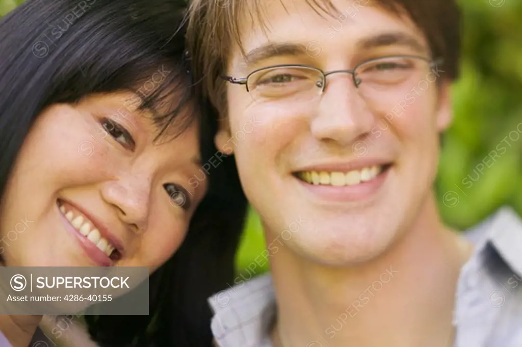 Mixed race, Caucasian, Asian couple  MR-0404 MR-0405 PR-0407