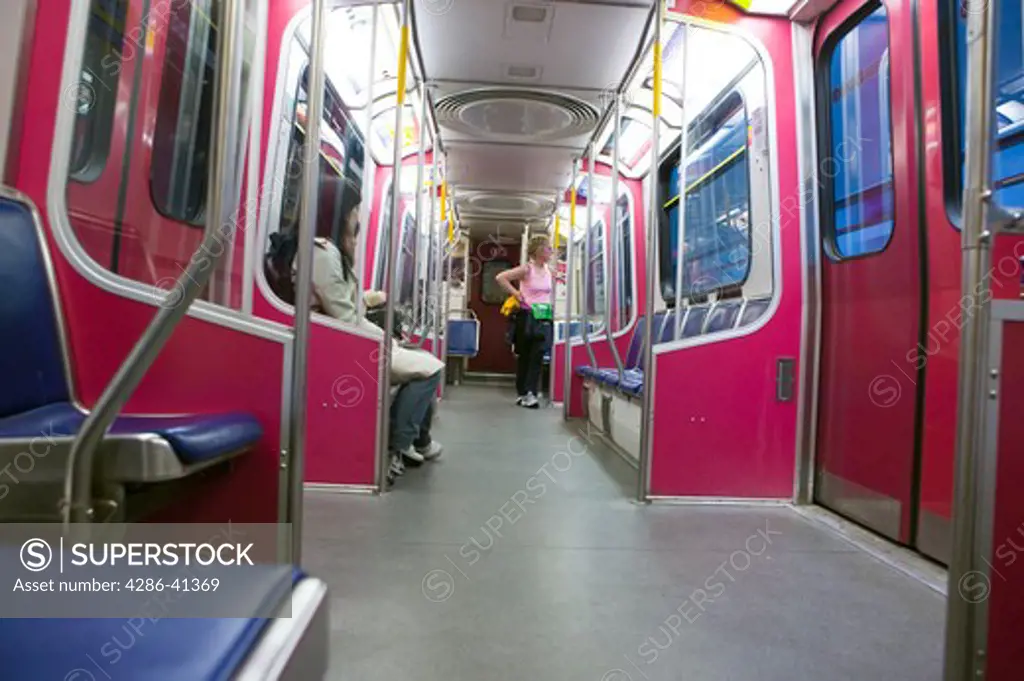 Skytrain Commuter Rail, Vancouver BC Canada