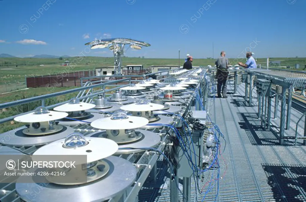 scientists at pyranameters collecting sunlight National Renewable Energy Laboratory Golden Colorado