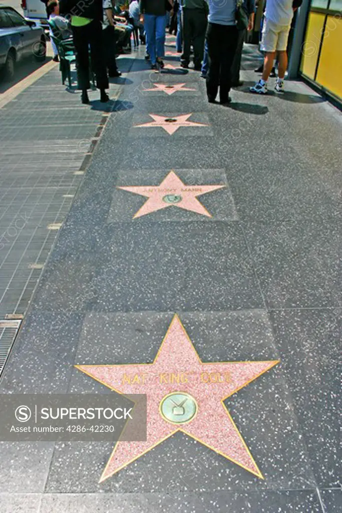 Walk of the Stars Hollywood California