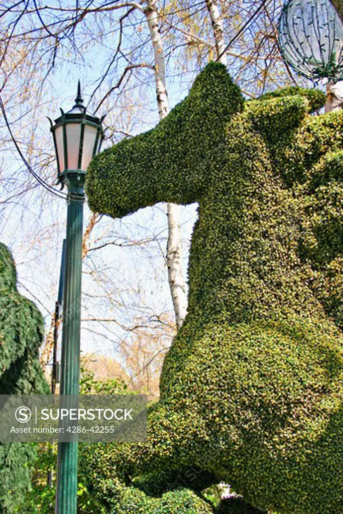 Topiary at Tavern on the Green Central Park New York City