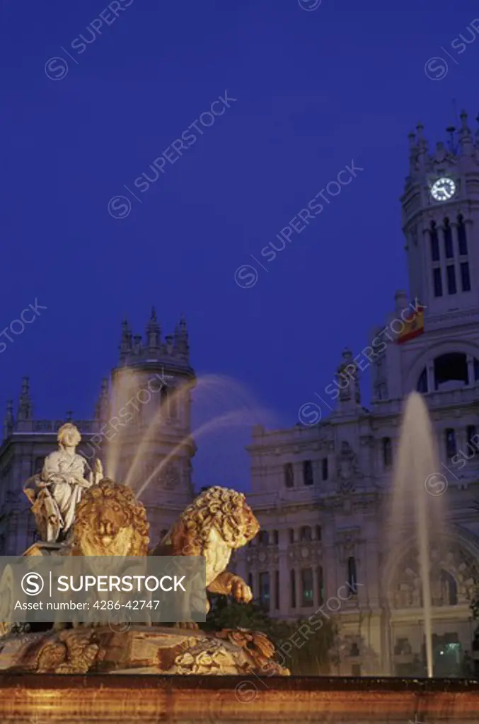 Cybele Fountain, Madrid, Spain