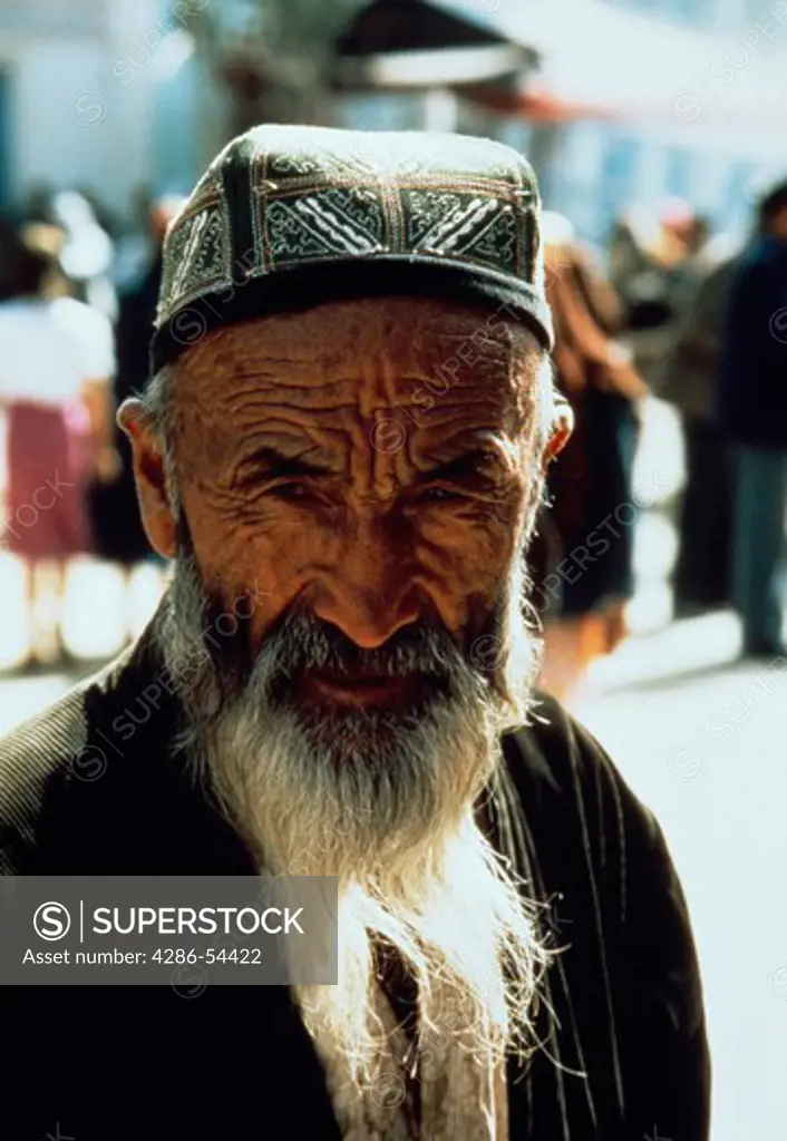 Uygur Elder, Kashgar, China