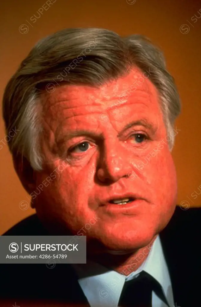 United States Senator Edward M. Kennedy (Democrat-Massachusetts).