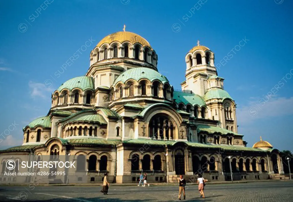 Alexander Nevsky Memorial Church in Sofia, Bulgaria.