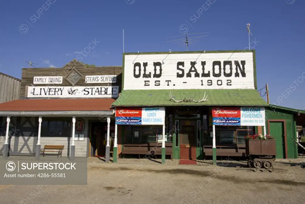 EMIGRANT, MONTANA, USA - Old Saloon, Paradise Valley.