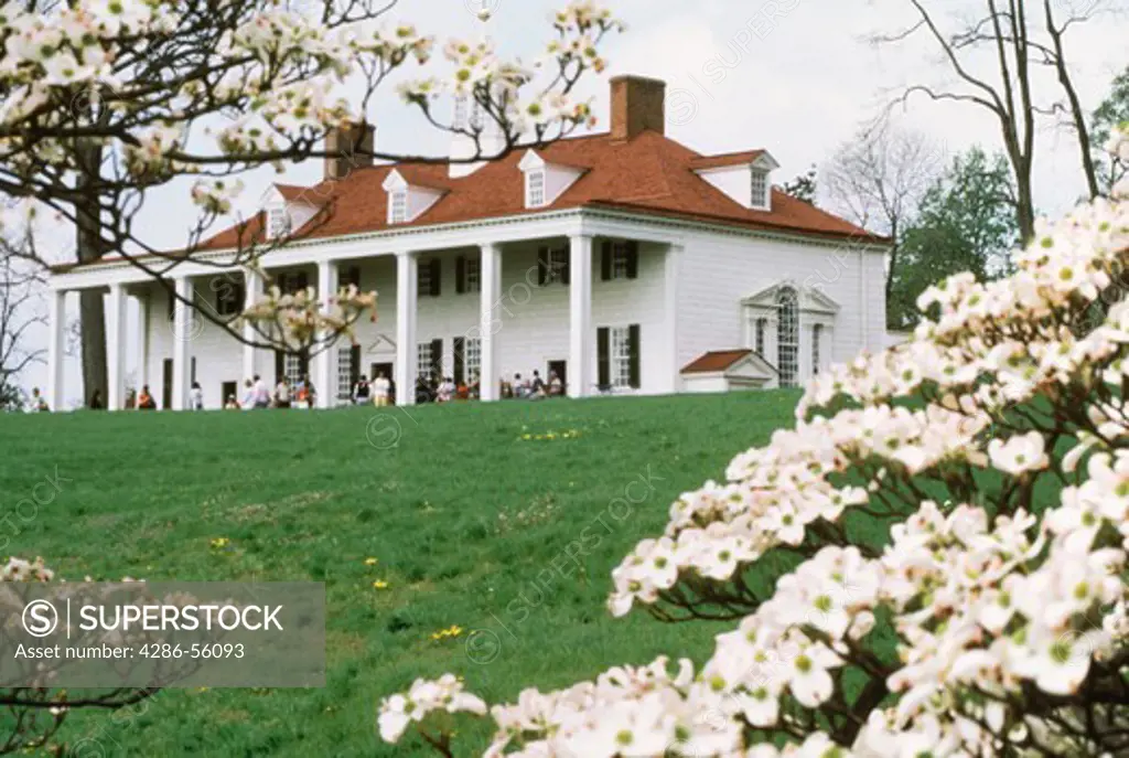 Mount Vernon, Virginia, Home of George Washington.  