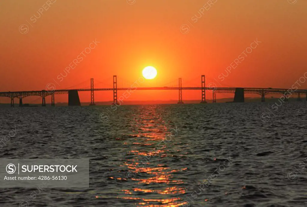 Sunset on the Chesapeake Bay.  