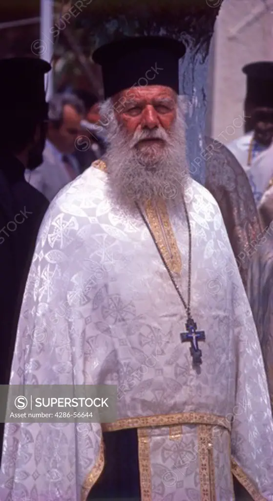Greek Orthodox Bishop. Chania,Crete. Greece