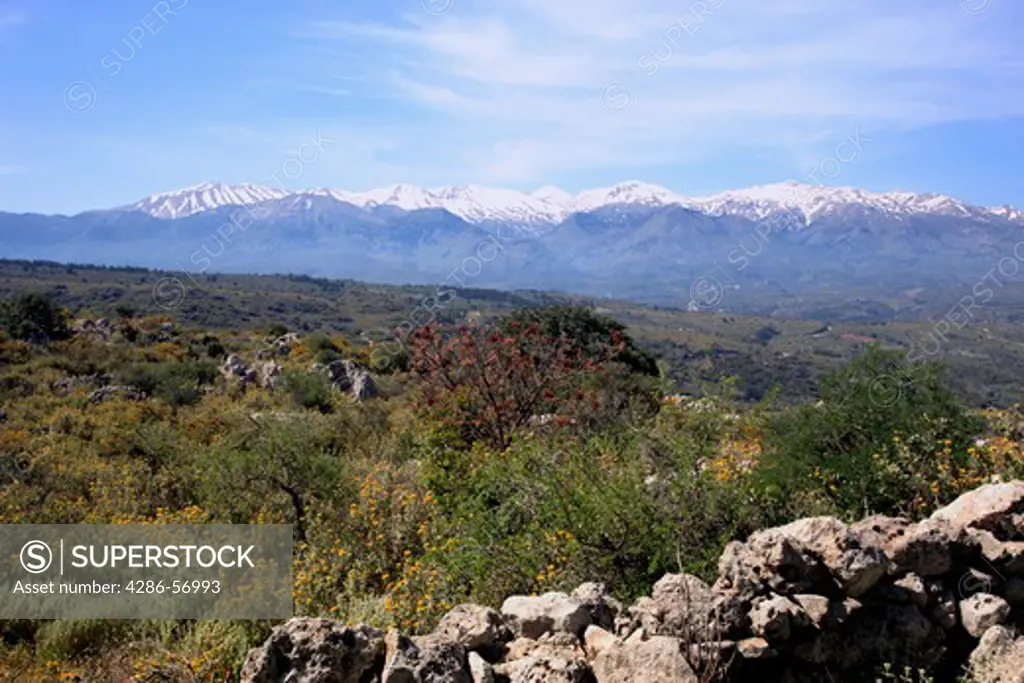 Greece. Western Crete. The Foothills of The White Mountains. ( Lefka Ori )