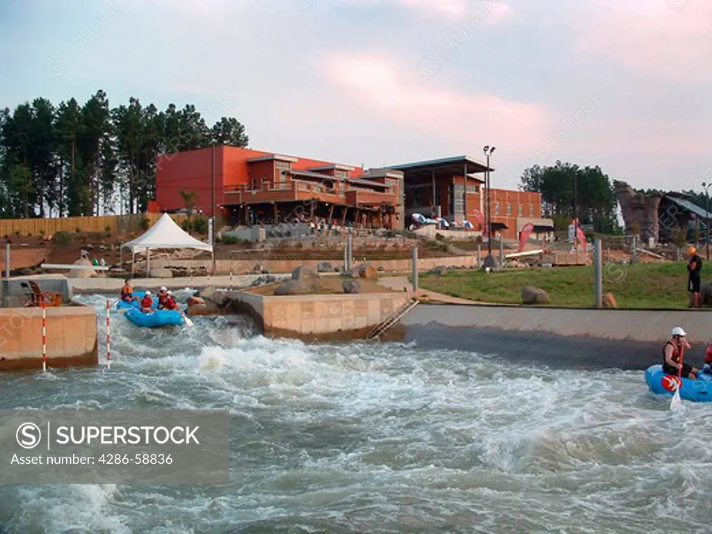 Located on the banks of the Catawba River in Charlotte, N.C., the U.S. National Whitewater Center is the world's largest artificial whitewater river and an official U.S. Olympic Training Site. 