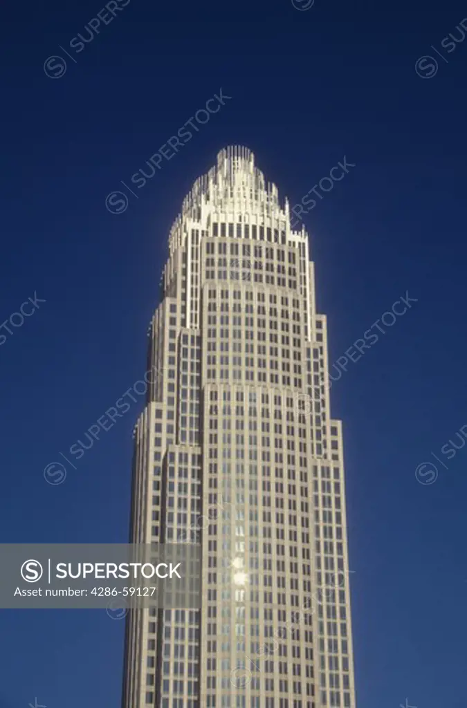 Bank of  America headquarters in  Charlotte, NC.