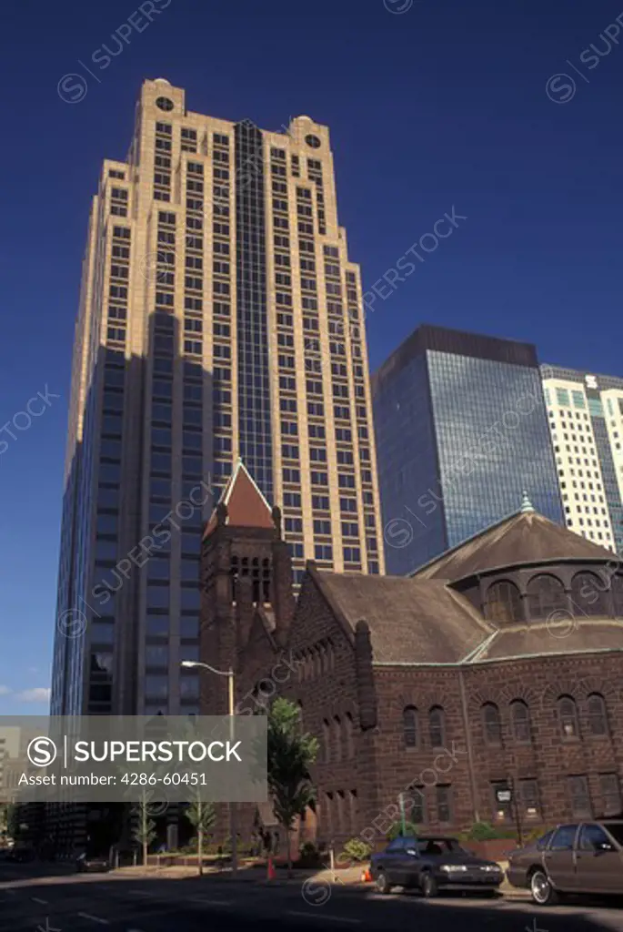 Birmingham, AL, Alabama, downtown skyline