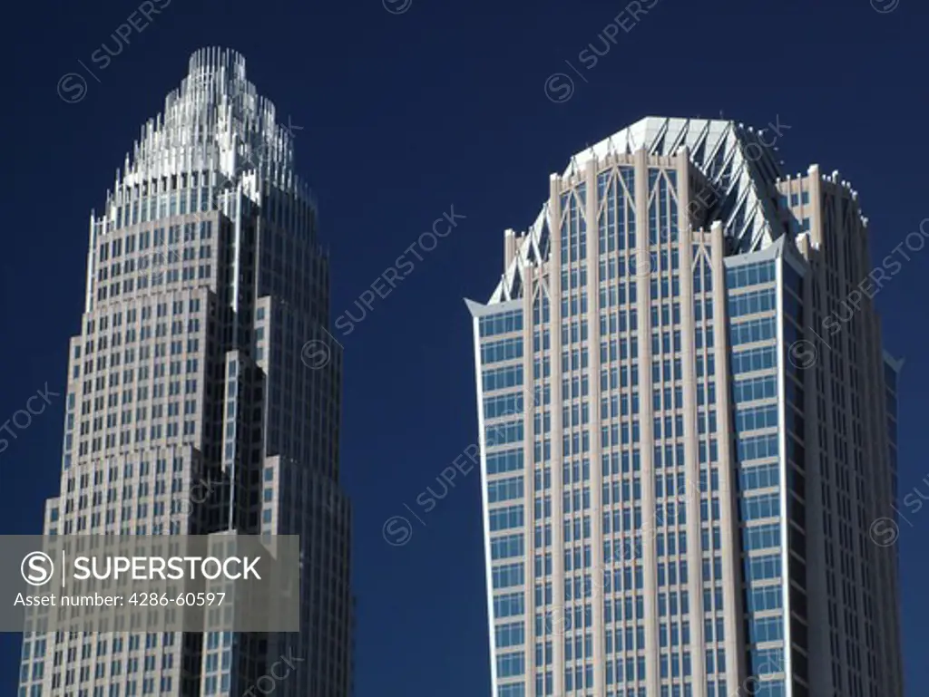 Charlotte, NC, North Carolina, downtown, skyline