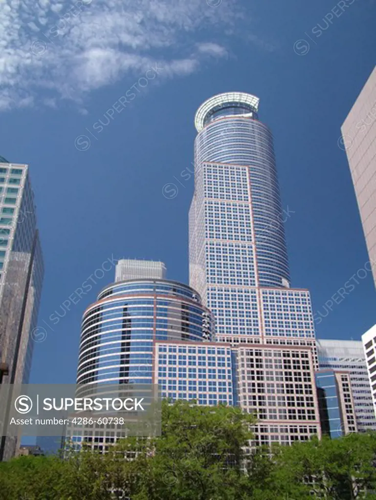 Minneapolis, MN, Minnesota, Twin Cities, Downtown skyline