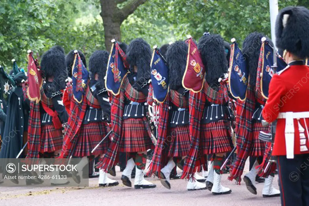 Trooping the Colour (Trooping the Color), Queen's Birthday Parade, London, England