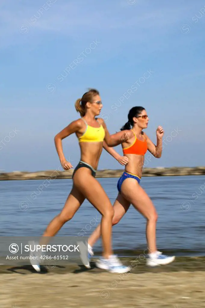 woman jogging