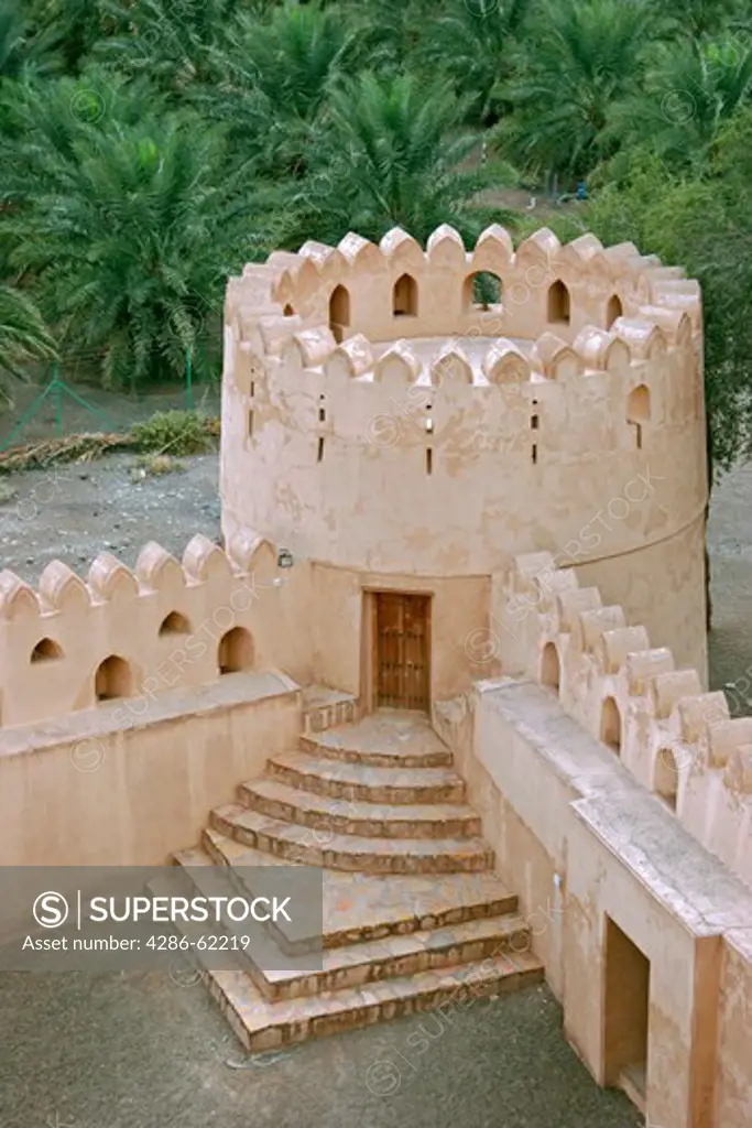 Oman palace of Jabrin, Jabrin castle Nizwa region sultanates of Oman Middle East