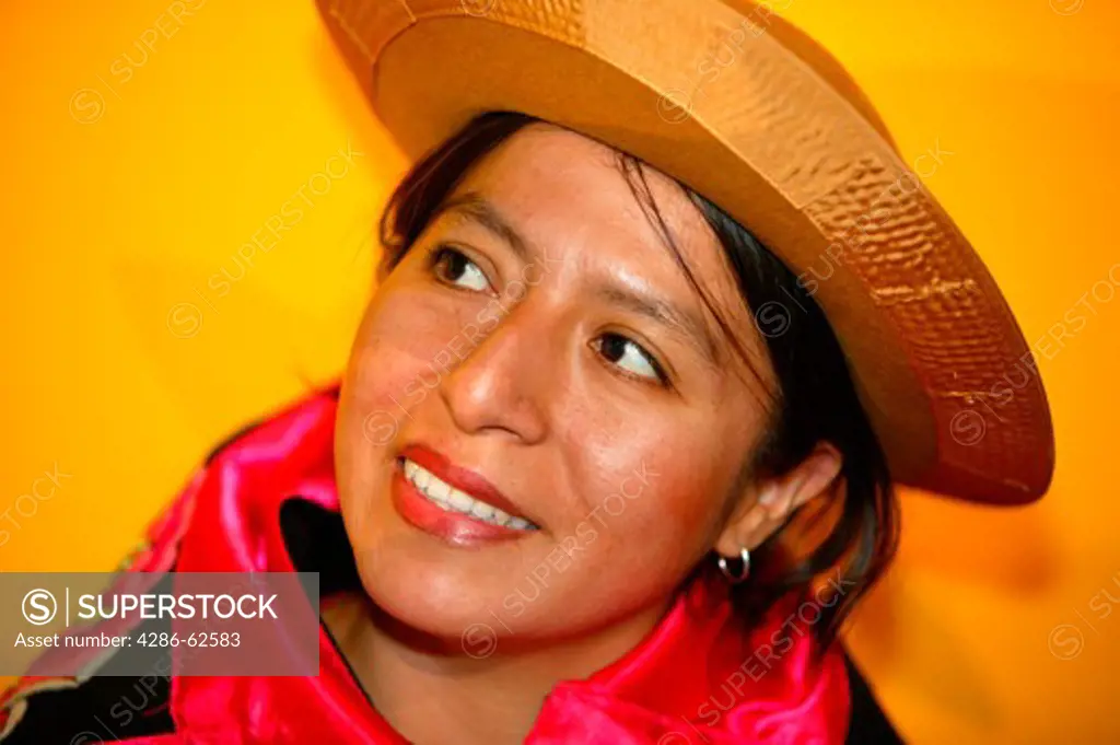 woman from Peru portrait